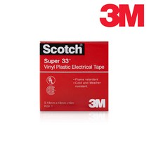 3M 33 전기절연용 비닐테이프 19mm x 10M, 3개