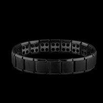 지팡이의자 휴대용 효도 노인 망 보석 건강 체중 감소 자기 치료 원소 팔찌 관절염 통증 완화 건강 에너지 바이오 자기 남자 친구, 블랙 12mm