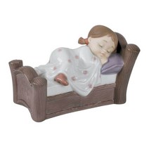 Nao by Lladro 야드로 나오 작은 조각상 아늑한 꿈 꾸는 아기 도자기 피겨린 Cozy Dreams