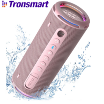 트론스마트 Tronsmart T7 Lite 휴대용 블루투스 스피커 우퍼 IPX7방수 LED, 핑크