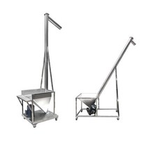 분체 이송기 분말 가루 운송기 파우더 피더 이송 장치, 직경 140MM 아연 도금 1m