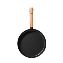 우드 핸들 IH 소테팬 24cm 야외용 후라이팬 볶음 예쁜 궁중팬 코팅팬 직화 고리형 캠핑팬, 본상품선택, 퀸센스 IH 소테팬_24cm