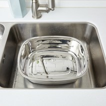 [모던하우스] 스텐 다용도 보조개수볼 사각형, 1개