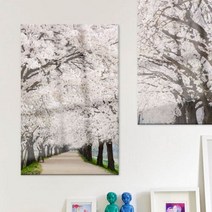 ia963-아크릴액자_만개한벚꽃길(대형), 1.꽃길