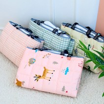 양면 어린이집 낮잠이불세트 순면 풍기인견 에어매쉬, 02-애니멀 프렌즈 핑크, (패드+인견이불+베개커버+마이크로솜)