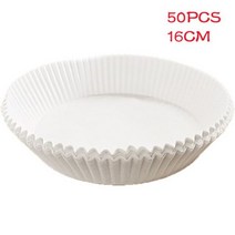 에어프라이어 7Inch 50/30pcs 베이킹 오일 페이퍼 에어 프라이어 베이킹 페이퍼 롤빵 케이크 종이 받침 베이킹 액세서리 베이킹 페이퍼 매트 주방 도구, 50pcs-White