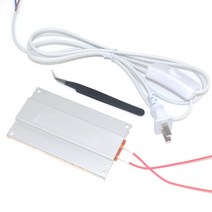 LED 램프 필라멘트 용접 공구 PTC 가열판 200W 300W 400W 패드 알루미늄판 전열 항온기, B400W 스위치