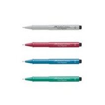파버카스텔 에코피그먼트 라이너 펜 4색 낱색 0.05mm-0.8m, 1개, 블랙 0.7