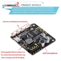 G2030 블루투스 오디오 수신기 보드 5.0 4.1 MP3 무손실 디코더 무선 스테레오 음악 모듈 DIY VHM314 3.7V5, 05 5.0 PRO Version