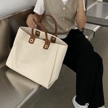 GUIYOMY 여성 심플한 에코백 대용량