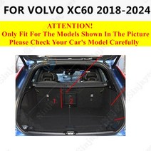 BMW X7 트렁크매트 X5 X3 SJ 맞춤형 방수 자동차 자동 테일 부트 트레이 라이너 카고 카펫 패드 볼보 XC60 XC90 XC40 S60 S90 V40 V60 V90 에 적, 17.XC60 20182024 - Coffee