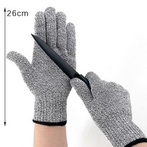안전장갑 절연장갑 고강도 5 단계 안전 컷 방지 주방 정육 절단 생선 고기 원예, 4.26cm