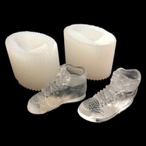 실리콘몰드제작 화분 얼음틀 레진공예 베이킹 향초 몰드 3d 스포츠 신발 금형 비누 금형 수제 비누 양초, 없음