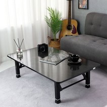 버미가구 LPM 4단높이조절 보강이테이블(무료배송), 04.마블블랙