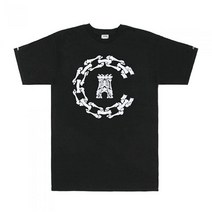 크룩스앤캐슬 BONEZ CHAIN C SS TEE - BLK1540707