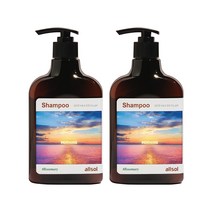 올솔샴푸 모닝샴푸 로즈마리향 400ml 2개, 단품