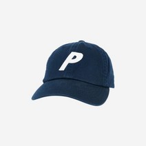 [정품] 팔라스 P 6-패널 캡 네이비 - 23SS Palace 6-Panel Navy