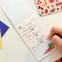 미스터 슈퍼체크 메모패드 자료정리