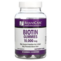 레쥬비케어 비오틴 10000mcg 라즈베리 젤리 60개, 60 구미젤리, 1.5L