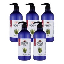 (셀파인화장품)임팩트블루 울트라u.v 무기자차.유기자차 썬블록 선크림 크림 1000ml 1개, 1000ml 5개