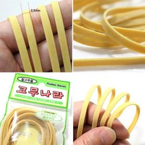 찰고무 생고무줄 4p 3.5mm X 1미터, 상품선택