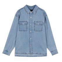 BUCKAROO 봄 가을 30% 버커루 남성 오버핏 아웃포켓 데님 셔츠