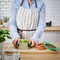 이케아 과일 사과 씨 제거기 제거 야채 슬라이스 사각 커터기 커터 자르기 칼 햄 썰기 스팸 슬라이서 웁퓔드 4개 세트