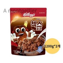 켈로그 오곡으로 만든 첵스 초코 시리얼, 2400g, 6개