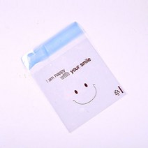 비닐닷컴 빵봉투 모음, 1000매, 스마일 빵비닐 130x130+40