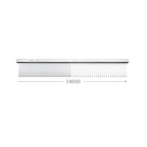 애견브러쉬 개빗 애견빗 강아지털빗 Chris Christensen 5in Face and Feet Fine/Coarse Butter Comb Groom Like a Professi