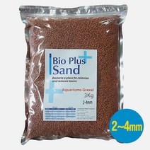 바이오 플러스 샌드(레드) 3kg (2~4mm) (수초 열대어 바닥재)