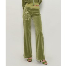익스파이어드걸 X Heeyajenny 벨벳 타투 트랙팬츠 올리브 Tattoo Track Pants OLIVE