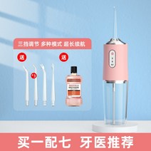 물칫솔 물 양치 수압 칫솔 구강세척기 좋은 건 충치기 전동 간편식 세면기 치실 가정용 구, 05 충성분 함유/업그레이드【유형별 노즐 함유*6+25