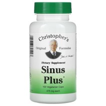 Christophers Original Formulas Sinus Plus Formula 475 mg 100 Vegetarian Caps