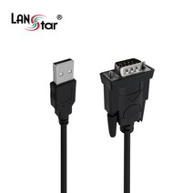 LANstar USB2.0 to 시리얼 컨버터 1.8m/LS-RS200CN/시리얼(RS232) 9핀 생성/Prolific PL2303