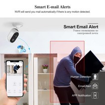 보안 외부 가정용 야외 CCTV Techage-HD 3MP 배터리 전원 와이파이 IP 카메라 양방향 오디오 무선 충전식, 01 3MP No Card