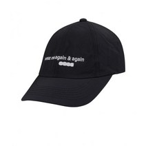 챈스챈스 WEAR ME AGAIN 나일론 캡모자 블랙