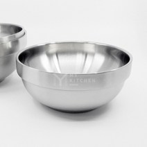 이중 스텐 사틴 탕기 소(17.3cm)-무광스텐 탕그릇 업소용
