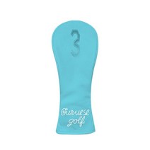 GURUISI 골프 우드 헤드 커버 드라이버 페어웨이 퍼터용 135X 클럽 세트 PU 가죽, 09 3Woodblue