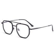 다이뽀 레트로 빈티지 프레임 티타늄 블루라이트 차단 안경