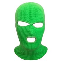 스키헬멧 3 Hole Full Face Mask Autumn Winter Knit Cap for Skiing Cycling Balaclava Hood Motorcycle Helme, [02] F