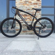 하드테일 자전거 풀샥 MTB 26인치 팻바이크 바퀴두꺼운 광폭 카본 다운힐 블랙, 26인치 21단
