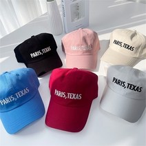 [코지] 남녀공용 파리스 콤마 텍사스 레터링 볼캡