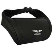 현대 제네시스 자동차 좌석 목 머리 받침 베개 블랙 컬러