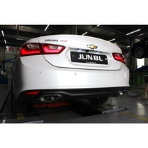 올뉴 말리부 1.5T 준비엘 듀얼머플러 (KATMO 구조변경 면제 인증배기)/(장착포함), 기본 머플러팁X (2.0순정스타일)