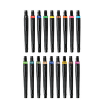 펜텔 컬러브러쉬 리필 붓펜 캘리그라피, 컬러브러쉬 리필 브라운