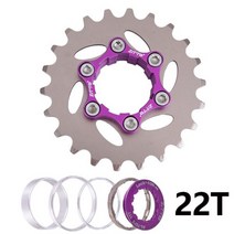 ZTTO-MTB 단일 속도 카세트 톱니 바퀴 자전거 1 단 스프로킷 기어 16T 17T 18T 19T 20T 21T 22T 23T K7 CNC 프리휠 텐셔너