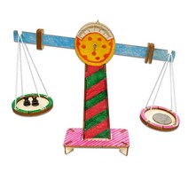 양팔저울 만들기 diy 교육용 어린이 초등 미술수업 재료 놀이 센터 동아리 아트 공작