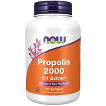 나우 천연 프로폴리스 2 000mg 5:1 추출물 90캡슐 소프트젤