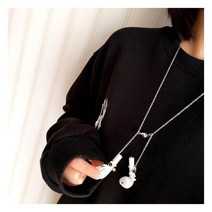 Airpods 블루투스 이어폰 우주 비행사 안경 체인 우주인 마스크 끈 헤드폰 분실 방지 체인 자석 매력, 01 1